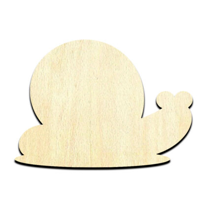 Snail Cartoon Unfinished Wood Shape Craft Supply
