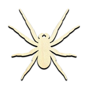 Spider Laser Cut Out Unfinished Wood Shape Craft Supply