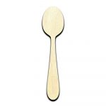 Spoon Laser Cut Out Unfinished Wood Shape Craft Supply