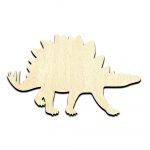 Stegosaurus Dinosaur Unfinished Wood Shape Craft Supply