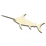 Swordfish Unfinished Wood Shape Craft Supply