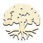 Tree of Life Laser Cut Out Unfinished Wood Shape Craft Supply