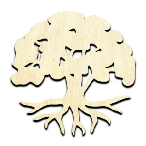 Tree of Life Laser Cut Out Unfinished Wood Shape Craft Supply