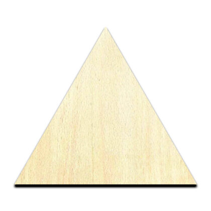 Triangle Laser Cut Out Unfinished Wood Shape Craft