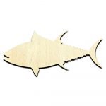 Tuna Fish 2 Unfinished Wood Shape Craft Supply