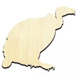 Vulture Laser Cut Out Unfinished Wood Shape Craft Supply