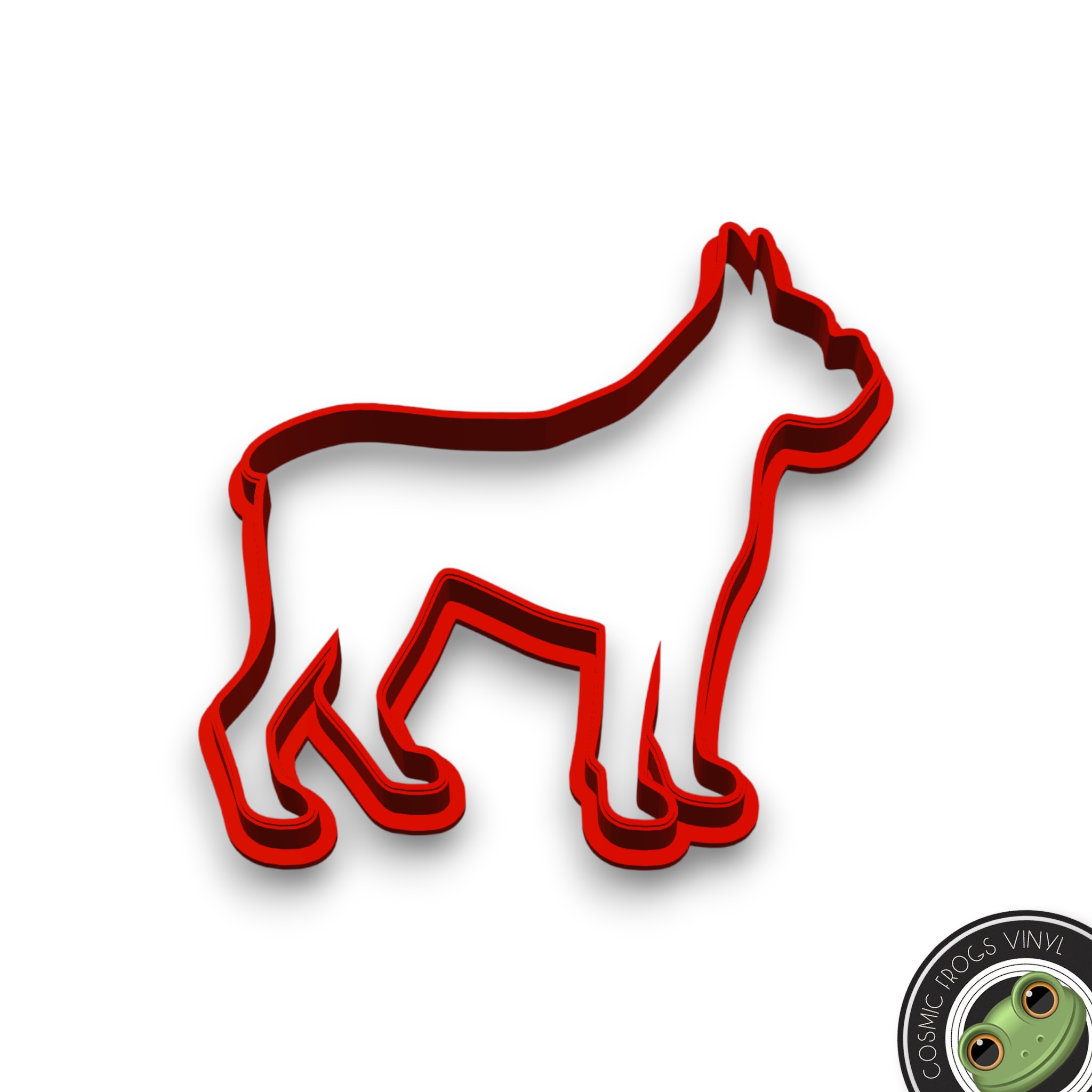 Boxer Dog Shaped Cookie Cutter