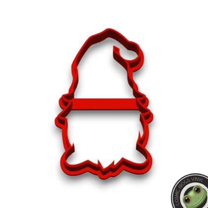 Santa Gnome Shaped Cookie Cutter
