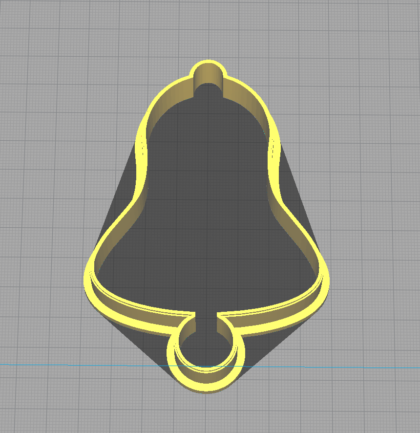 Christmas Bell Shaped Cookie Cutter