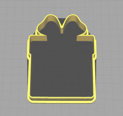 Christmas Birthday Present Shaped Animal Cookie Cutter