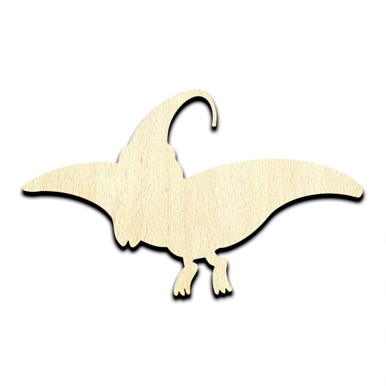 Baby Dino Dinosaur #2 Laser Cut Out Unfinished Wood Shape Craft Supply