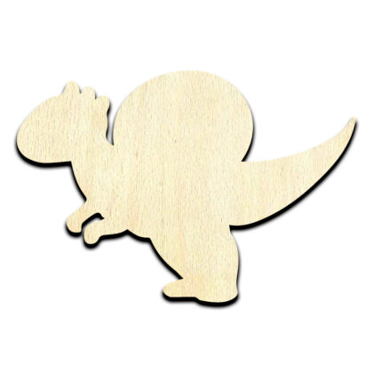 Baby Dino Dinosaur #3 Laser Cut Out Unfinished Wood Shape Craft Supply