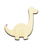 Baby Dino Dinosaur #6 Laser Cut Out Unfinished Wood Shape Craft Supply