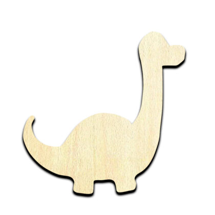 Baby Dino Dinosaur #6 Laser Cut Out Unfinished Wood Shape Craft Supply