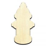 Fire Hydrant Laser Cut Unfinished Wood Shape Craft Supply