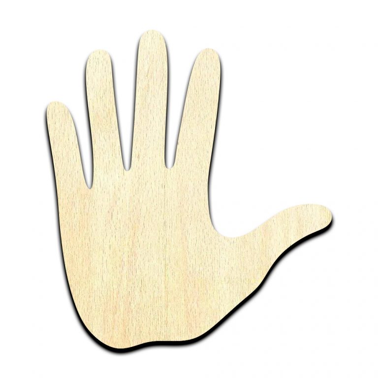 Hand Laser Cut Out Unfinished Wood Shape Craft Supply