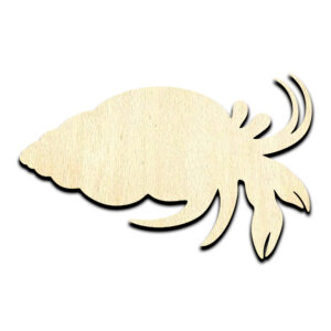 Hermit Crab Laser Cut Out Unfinished Wood Shape Craft Supply (Copy)