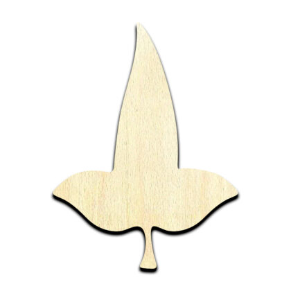 Mallorn leaf Laser Cut Out Unfinished Wood Shape Craft