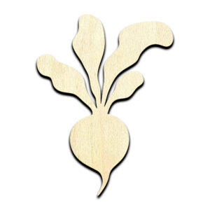 Radish Laser Cut Out Unfinished Wood Shape Craft