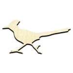 Roadrunner Laser Cut Out Unfinished Wood Shape Craft Supply