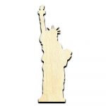 Statue of Liberty Laser Cut Out Unfinished Wood Shape Craft