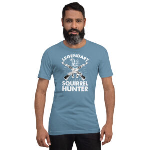 Legendary Squirrel Hunter Funny Hunting Lovers Short-Sleeve Unisex T-Shirt - Image 8
