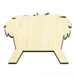 Manger Laser Cut Out Unfinished Wood Shape Craft Supply