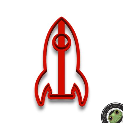 Rocket Shaped Cookie Cutter