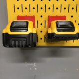 DeWalt 20V Max Battery Pegboard Mount 3D Printed