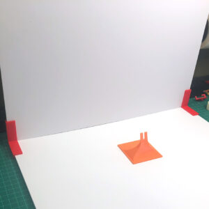 Desktop Photo Background Foam Board Supports 3D Printed Pair