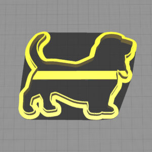 Basset Hound Dog Puppy Shaped Cookie Cutter