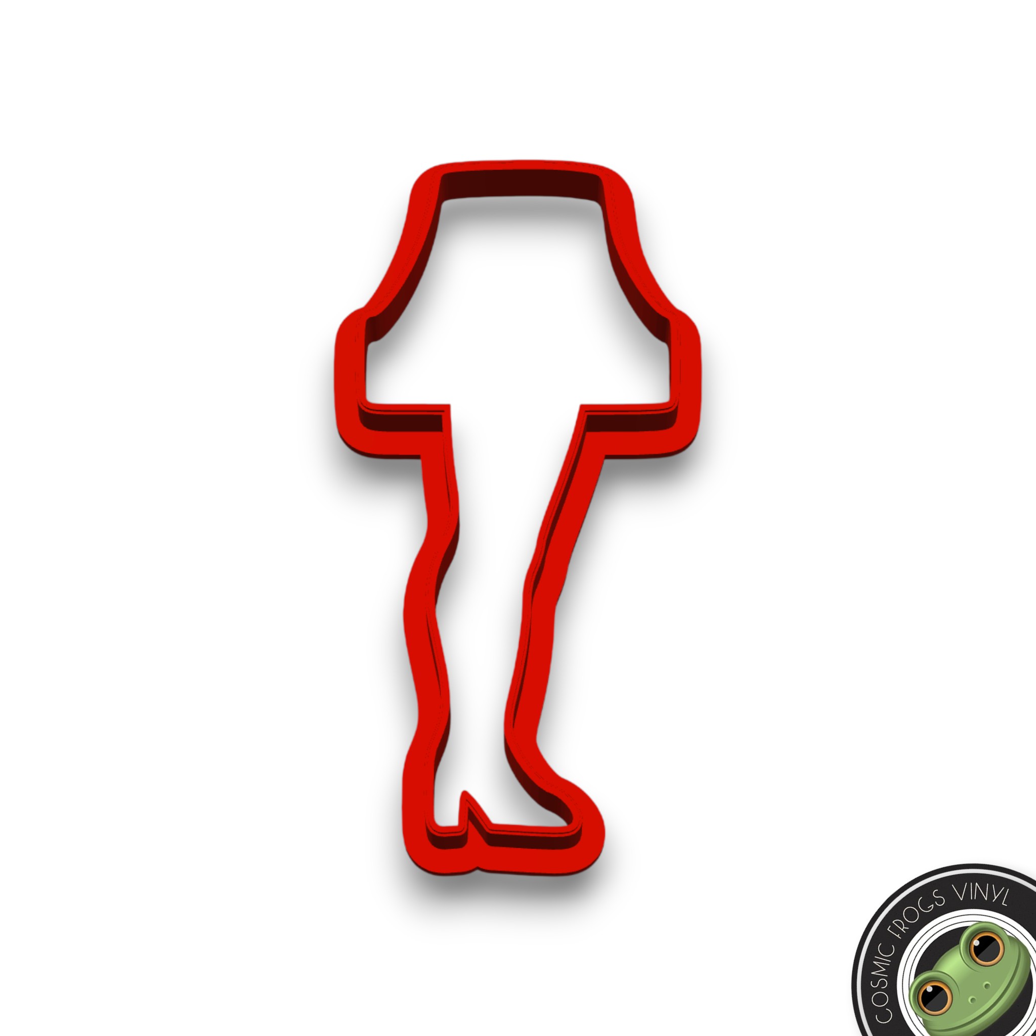 Christmas Leg Lamp Shaped Cookie Cutter - Polymer Clay Cutters - Ceramic Clay Cutters - Fondant Cutters
