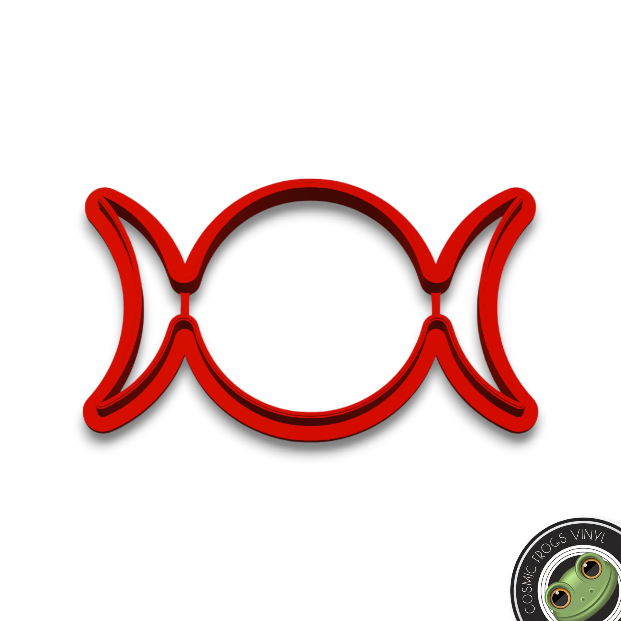 Triple Goddess Symbol Shaped Cookie Cutter