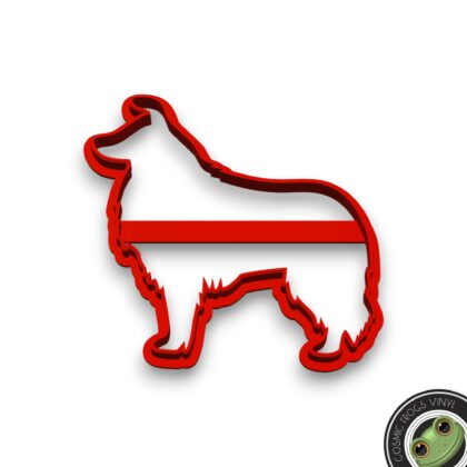 Border Collie Dog Puppy Shaped Cookie Cutter