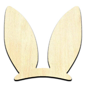 Bunny Ears Easter Bunny Rabbit Ears Laser Cut Out Unfinished Wood Shape Craft Supply