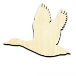 Duck in Flight #1 Laser Cut Out Unfinished Wood Shape Craft Supply