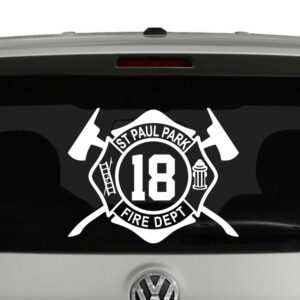 St Paul Park Fire Dept Vinyl Decal Sticker Car Window