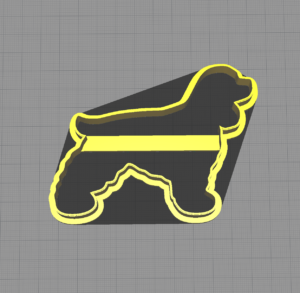 Cocker Spaniel Dog Puppy Shaped Cookie Cutter