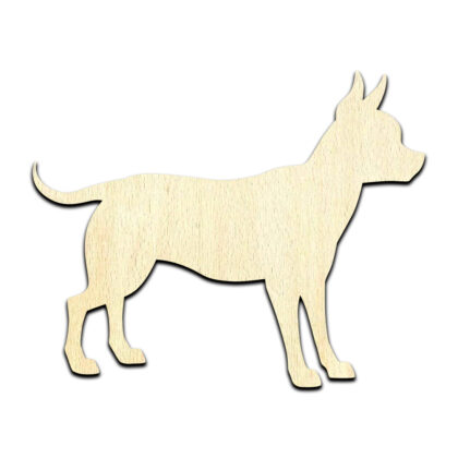 Chihuahua Dog Puppy #1 Laser Cut Out Unfinished Wood Shape Craft Supply