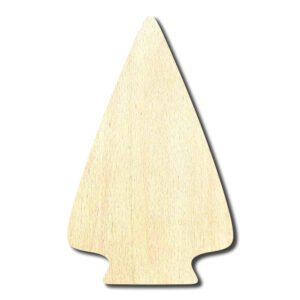 Arrowhead Laser Cut Out Unfinished Wood Shape Craft Supply