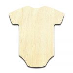 Baby Sleeper Laser Cut Out Unfinished Wood Shape Craft Supply