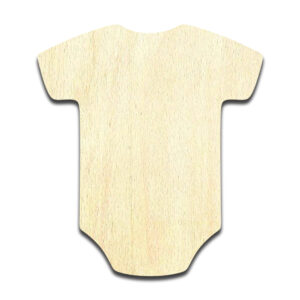 Baby Sleeper Laser Cut Out Unfinished Wood Shape Craft Supply