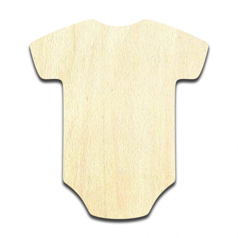 Baby Sleeper Laser Cut Out Unfinished Wood Shape Craft Supply