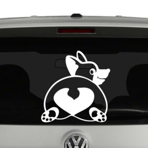 Corgi Dog Butt Vinyl Decal Sticker