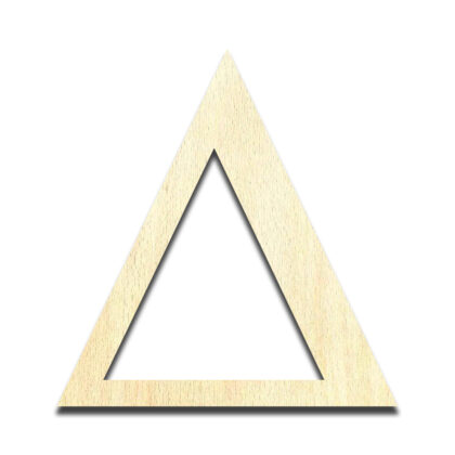 Delta Greek Alphabet Laser Cut Out Unfinished Wood Shape Craft Supply