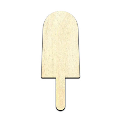 Popsicle Laser Cut Out Unfinished Wood Shape Craft Supply