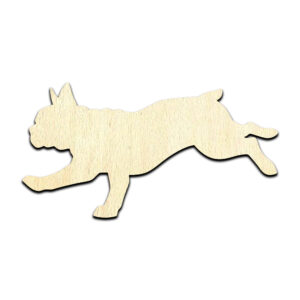 French Bulldog Dog Puppy #3 Laser Cut Out Unfinished Wood Shape Craft Supply