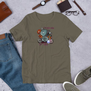 Thinking Of You Voodoo Doll Goth Cute Creepy Unisex t-shirt - Image 5