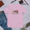 Peace Love Voodoo cute and creepy doll witchcraft Unisex t-shirt - Image 6