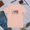 Peace Love Voodoo cute and creepy doll witchcraft Unisex t-shirt - Image 7